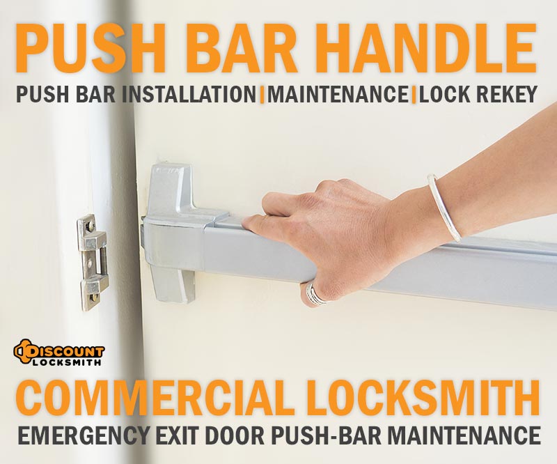 push bar handle